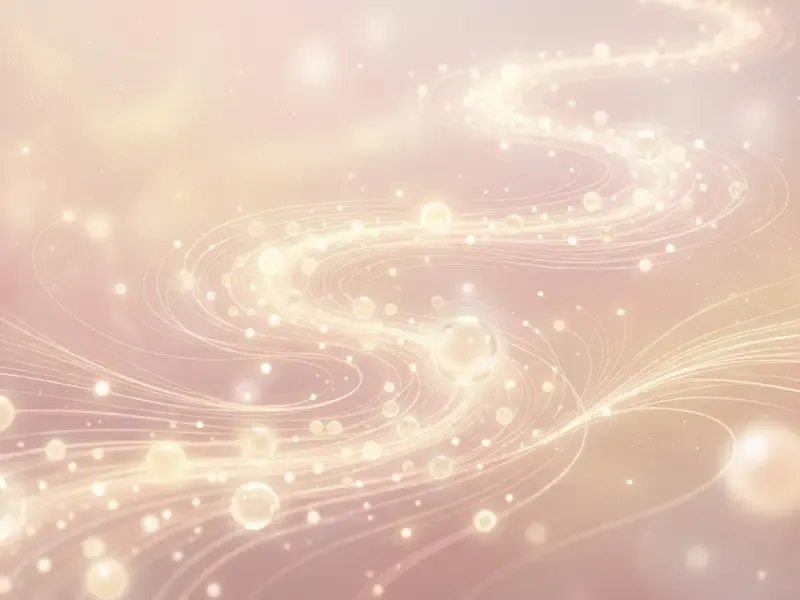 Abstract representation of personalized AI guidance with soft glowing orbs